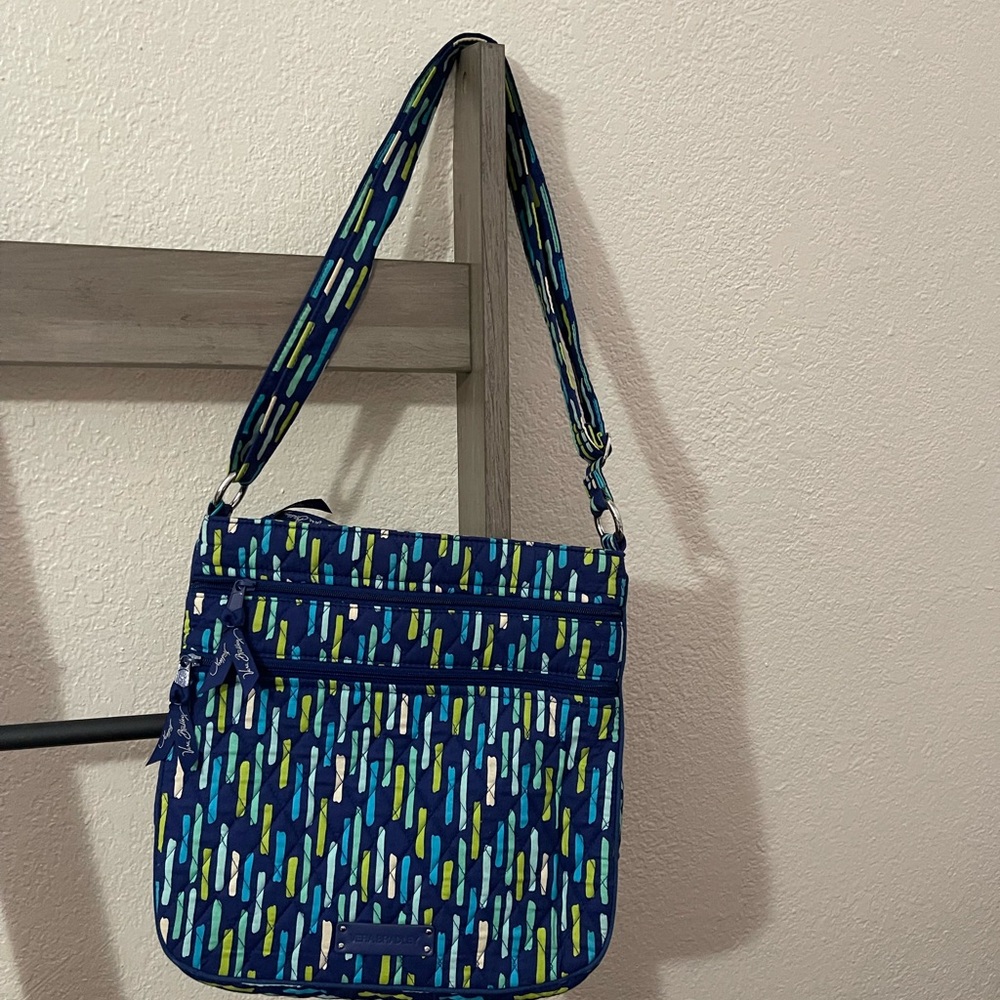 Vera Bradley Stylish Blue Patterned Women's Bag